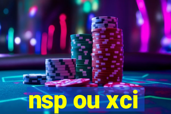 nsp ou xci